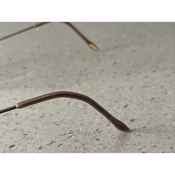 Adrienne Vittadini Eyeglasses Frames ONLY Brown Oval Metal AV6026 107 45-19-135 main image 12
